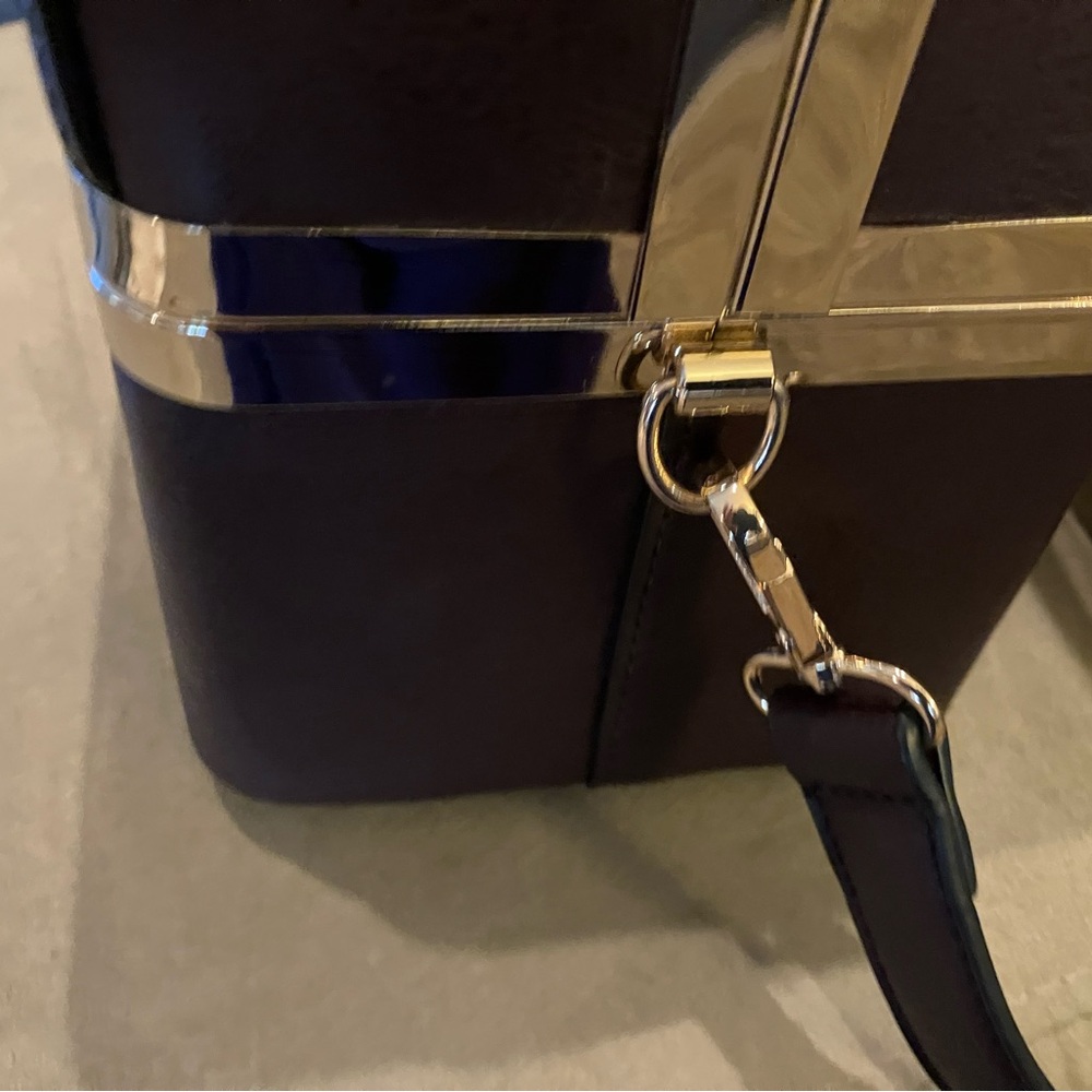 Unique Rectangular Structured Handbox Handbag. Pl… - image 5